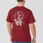 pánské tričko červené hell of a ride madlegend z bio bavlny