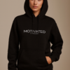 unisex mikina černá motivated