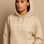 unisex mikina krémová motivated