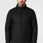 pánská prošívaná bunda černá NMS (1)