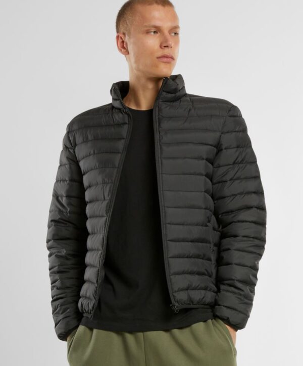 pánská prošívaná bunda černá NMS (2)